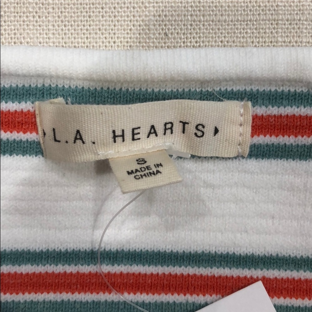 NWT LA Hearts Ribbed Sweater Tube Top - Picture 6 of 7